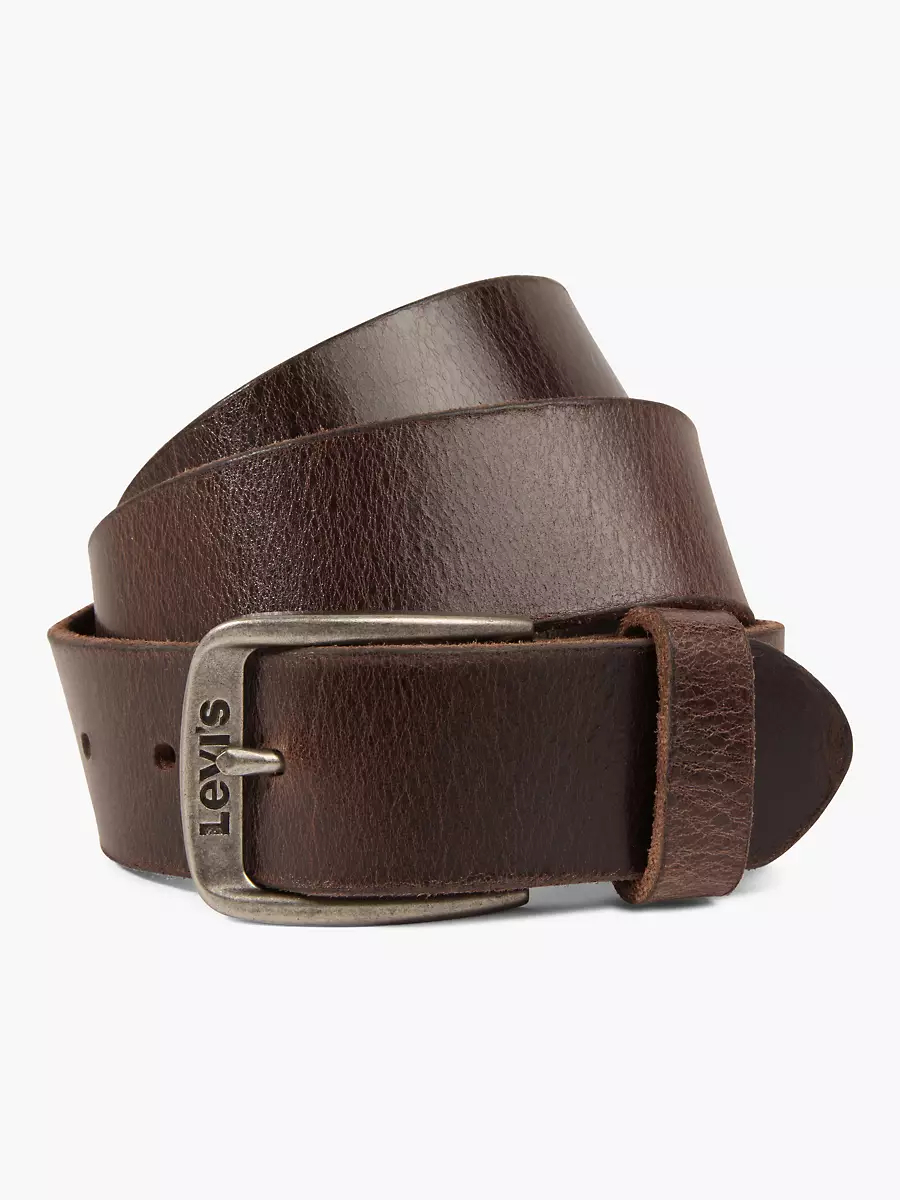 фото Ремень мужской levi's alturas belt коричневый, 105 см