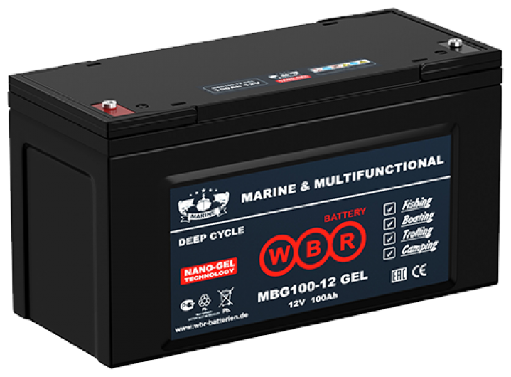 Аккумулятор WBR Marine MBG 100-12 GEL