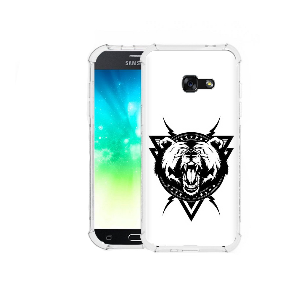 

Чехол MyPads Tocco для Samsung Galaxy A3 (2016) медведь в треугольнике, Прозрачный, Tocco
