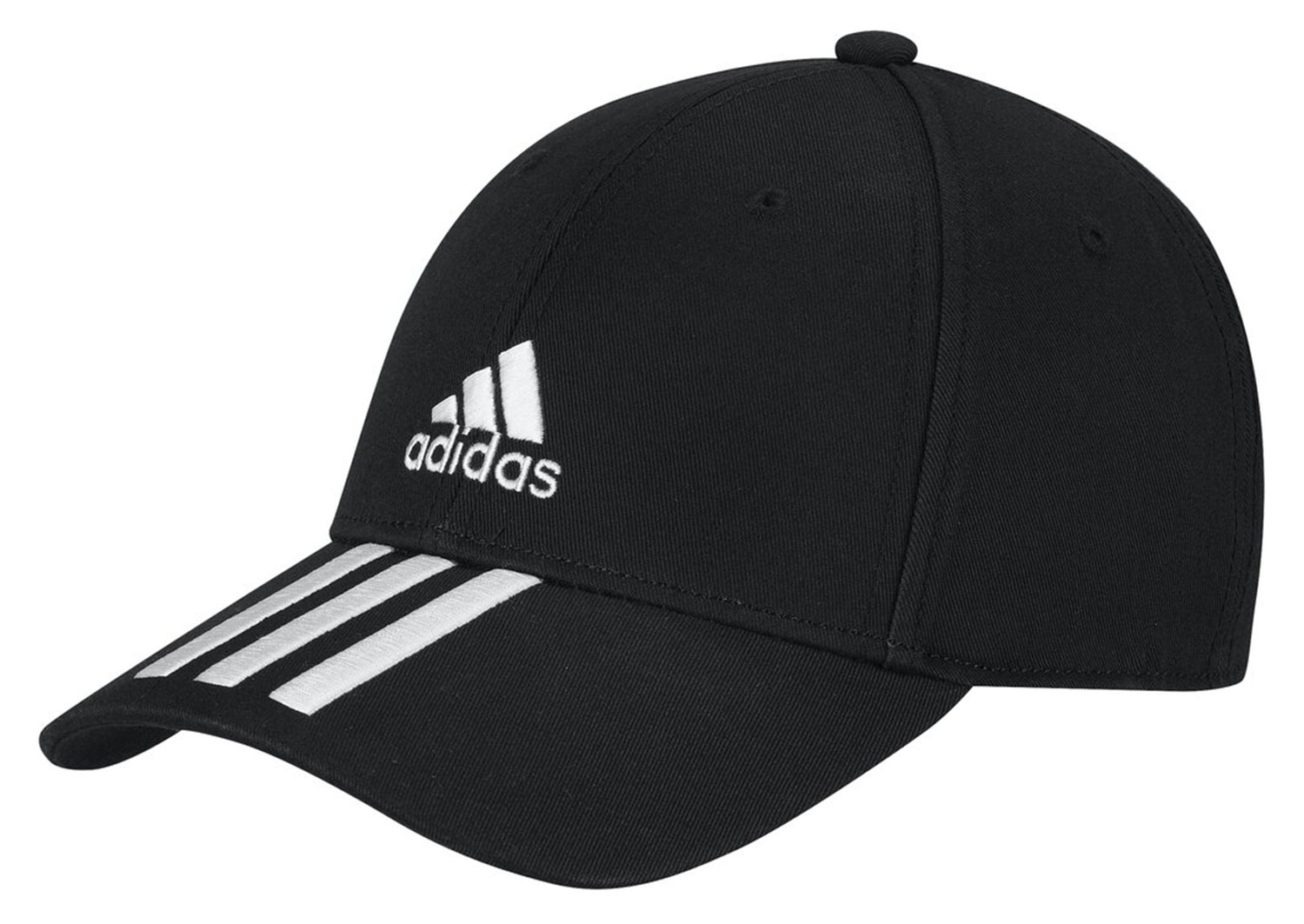 фото Бейсболка унисекс adidas baseball 3s cap black, р. 52-54