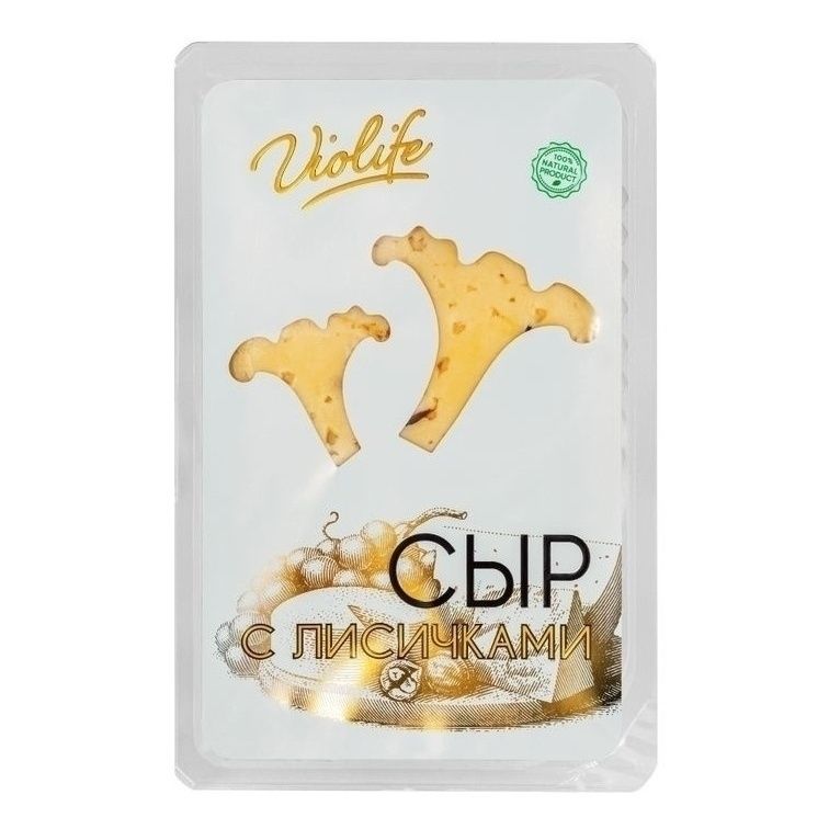 

Сыр полутвердый Violife с лисичками нарезка 45% 120 г