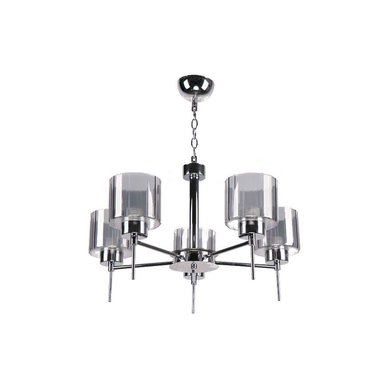 

Люстра LVK S 226/5 CR+SM D56H63 5xЕ27x60W, LVK S 226