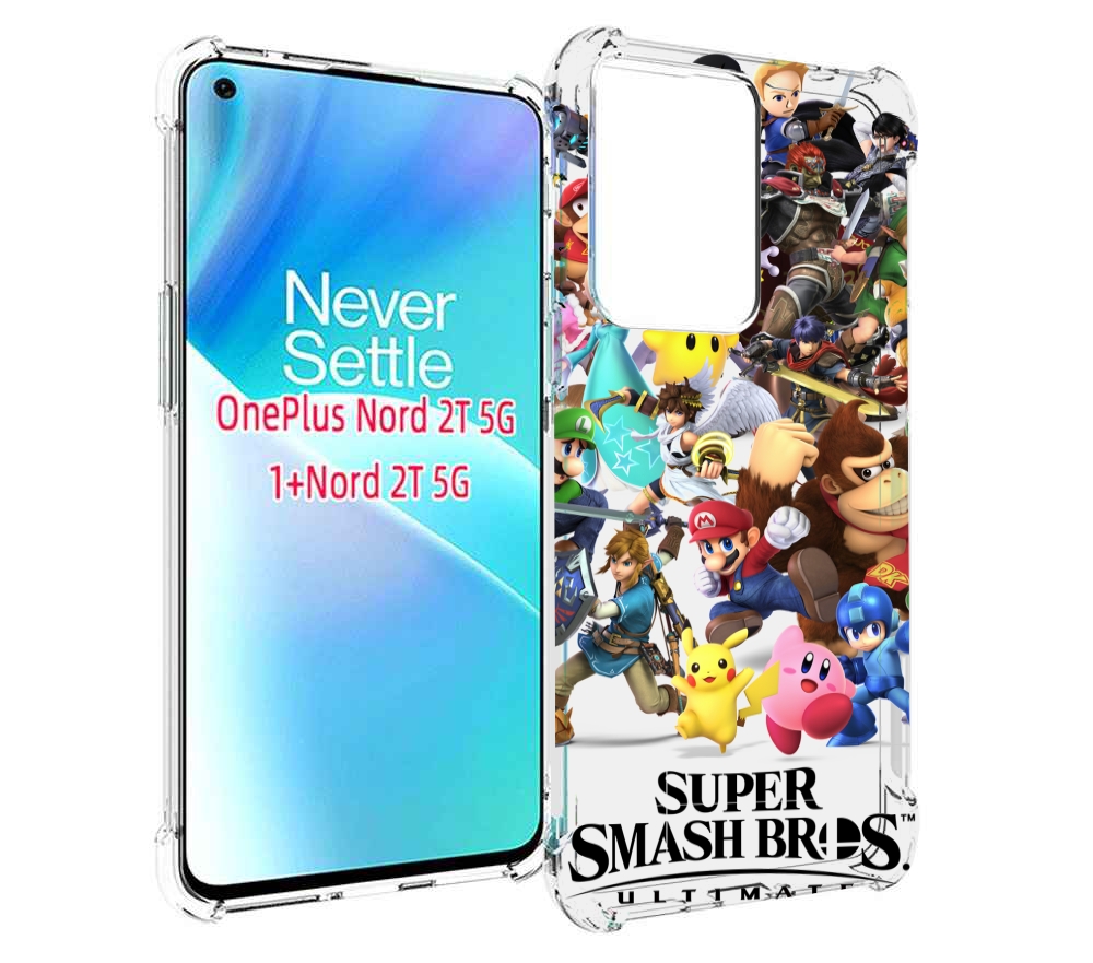 

Чехол MyPads Super Smash Bros для OnePlus Nord 2T, Прозрачный, Tocco