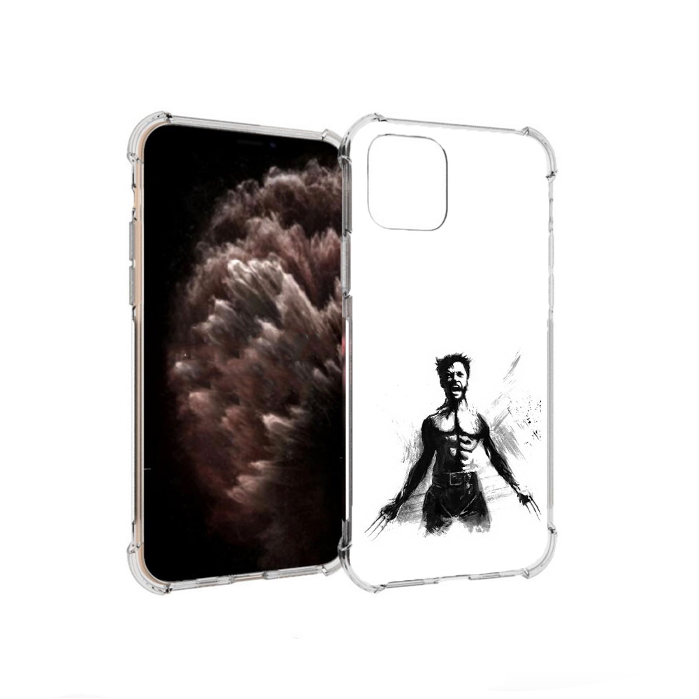 

Чехол MyPads Tocco для Apple iPhone 11 Pro росомаха, Прозрачный, Tocco