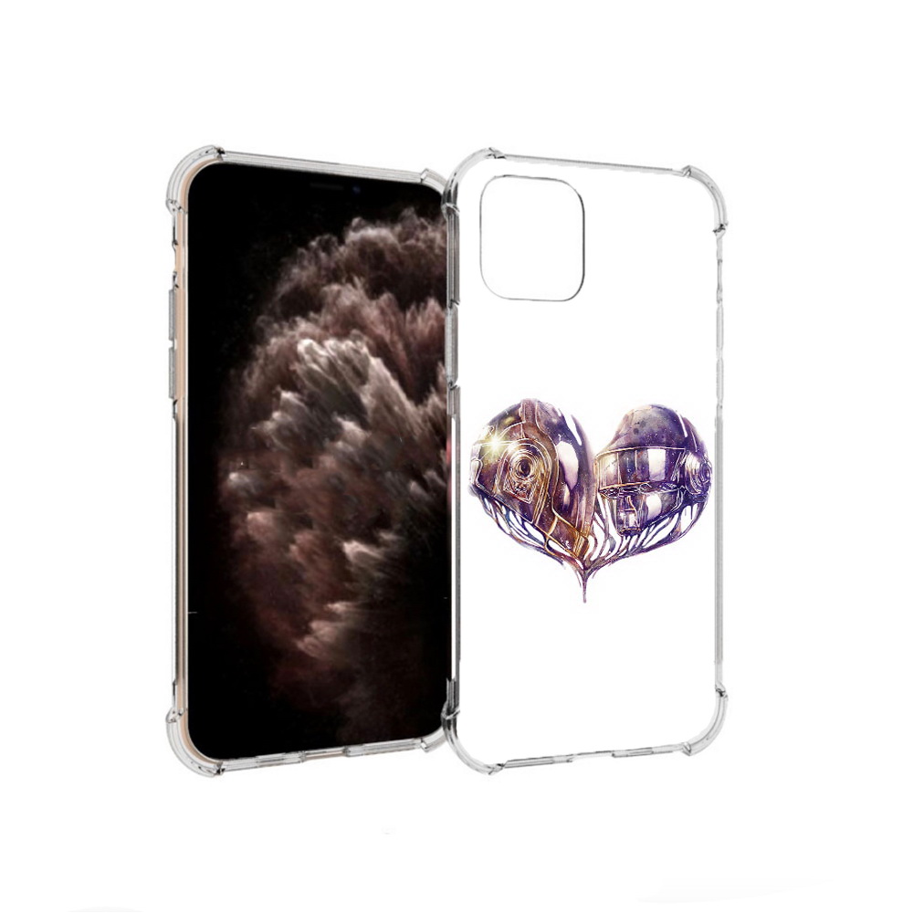 

Чехол MyPads Tocco для Apple iPhone 11 Pro сердце абстракция, Прозрачный, Tocco