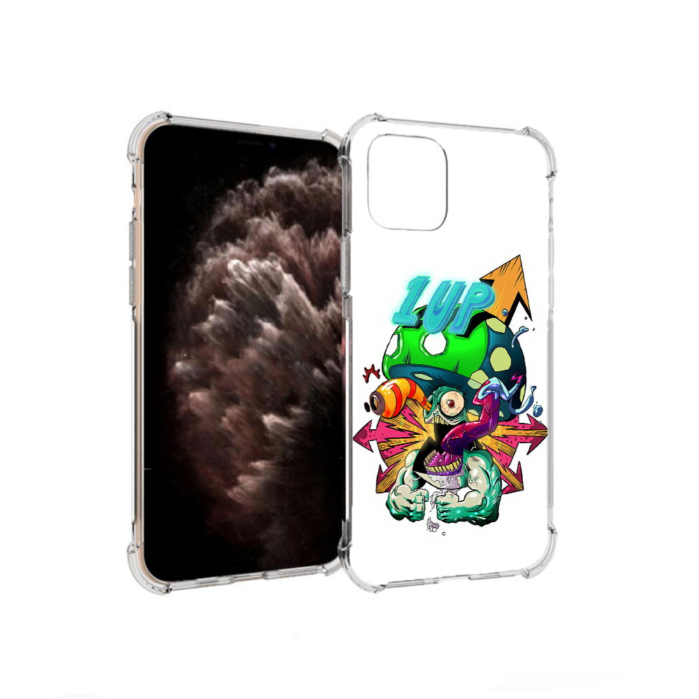 

Чехол MyPads Tocco для Apple iPhone 11 Pro сильный гриб абстракция, Прозрачный, Tocco