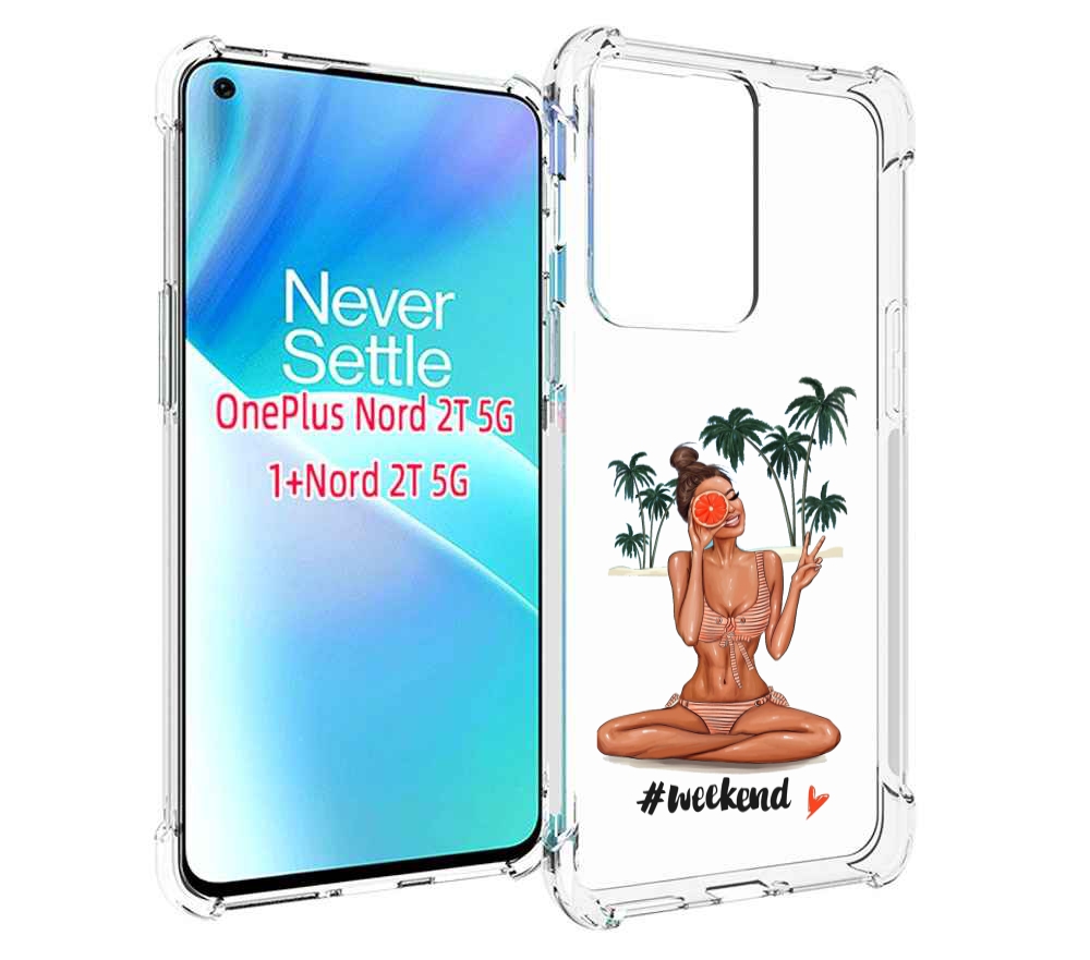 

Чехол MyPads Weekend для OnePlus Nord 2T, Прозрачный, Tocco