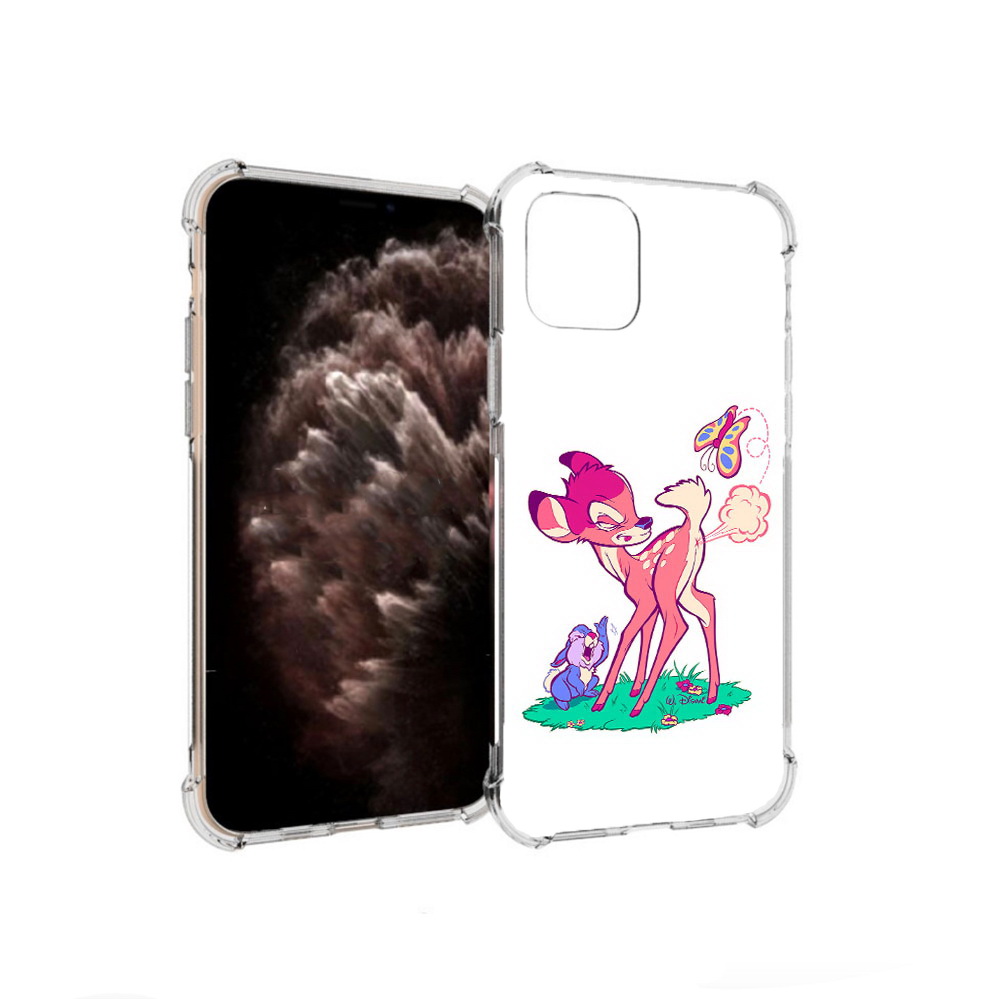 

Чехол MyPads Tocco для Apple iPhone 11 Pro смешной олененок, Прозрачный, Tocco