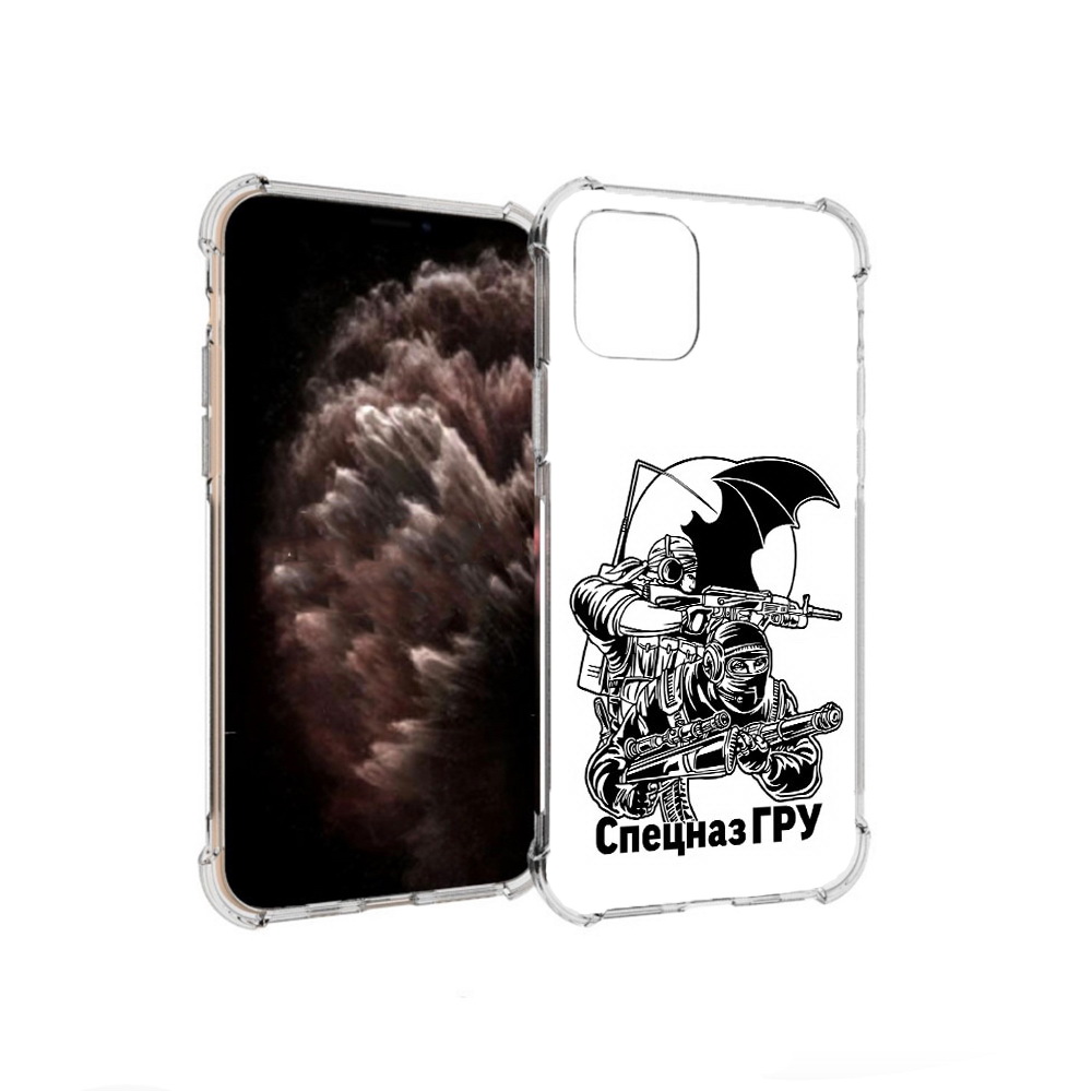 

Чехол MyPads Tocco для Apple iPhone 11 Pro спецназ гру, Прозрачный, Tocco