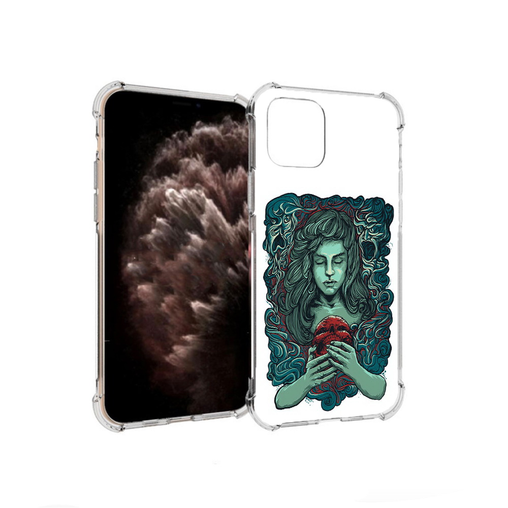 

Чехол MyPads Tocco для Apple iPhone 11 Pro спящая девушка, Прозрачный, Tocco