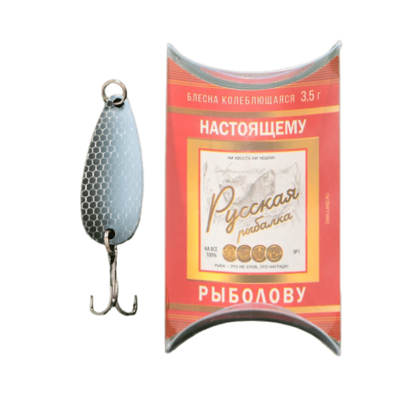 

Блесна колеблющаяся "Настоящему рыболову", 3,5 гр, 4 см