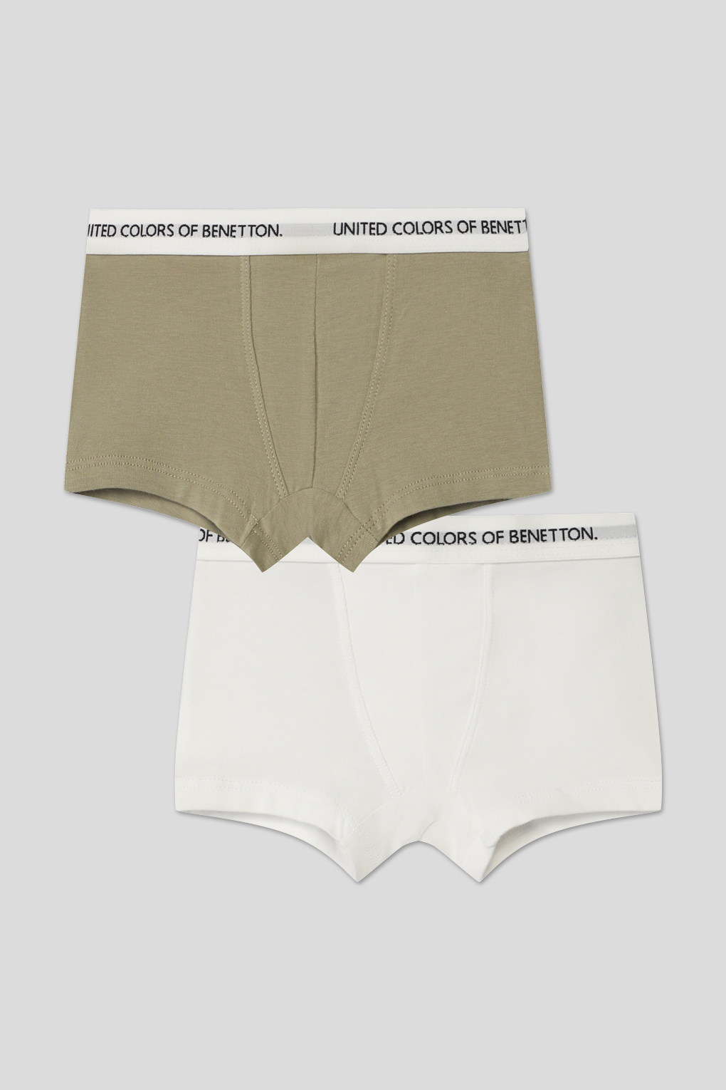 

Трусы детские Benetton Undercolors 3OP80X230, белый, хаки, 104, 3OP80X230