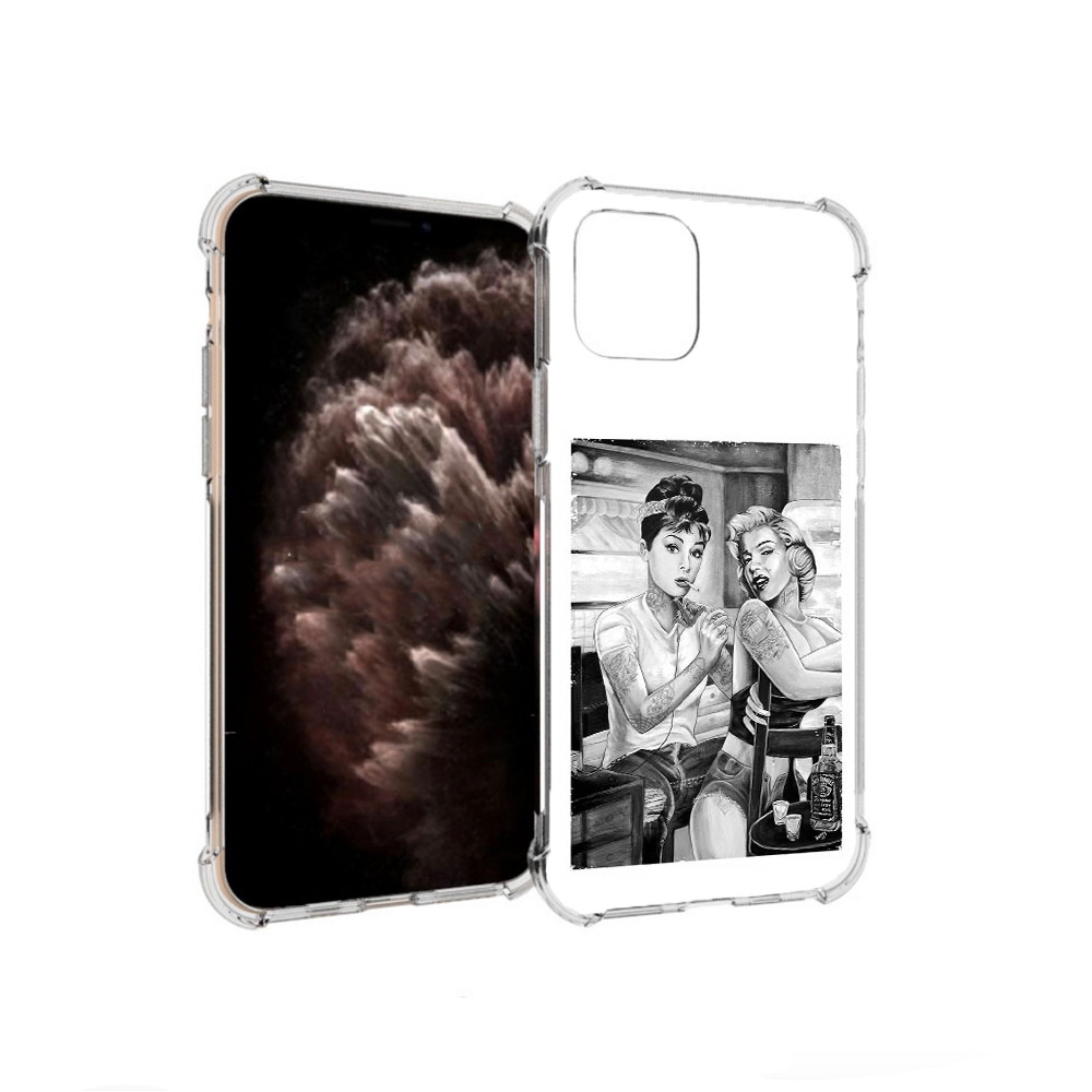 

Чехол MyPads Tocco для Apple iPhone 11 Pro тату мастер, Прозрачный, Tocco
