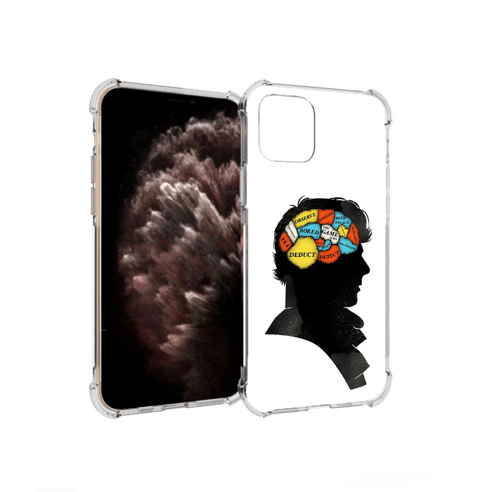 

Чехол MyPads Tocco для Apple iPhone 11 Pro темный рисунок, Прозрачный, Tocco
