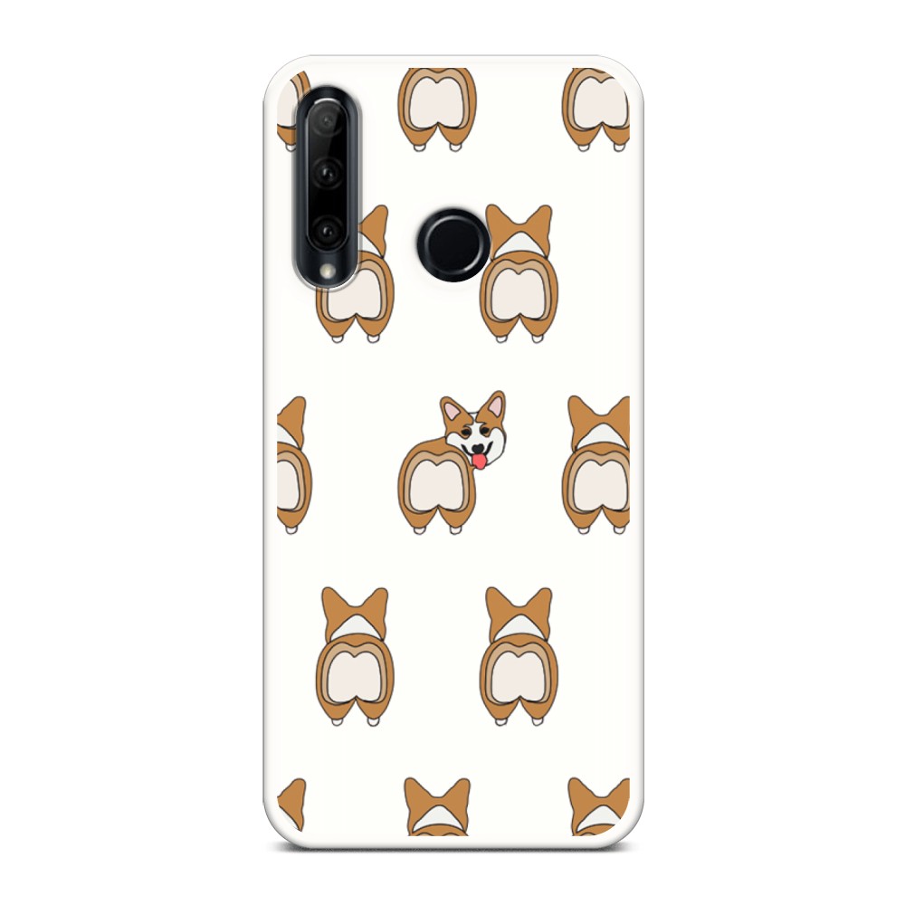 

Чехол Awog на Huawei P20 Pro "Милый корги фон", Белый;бежевый;коричневый, 69257-1