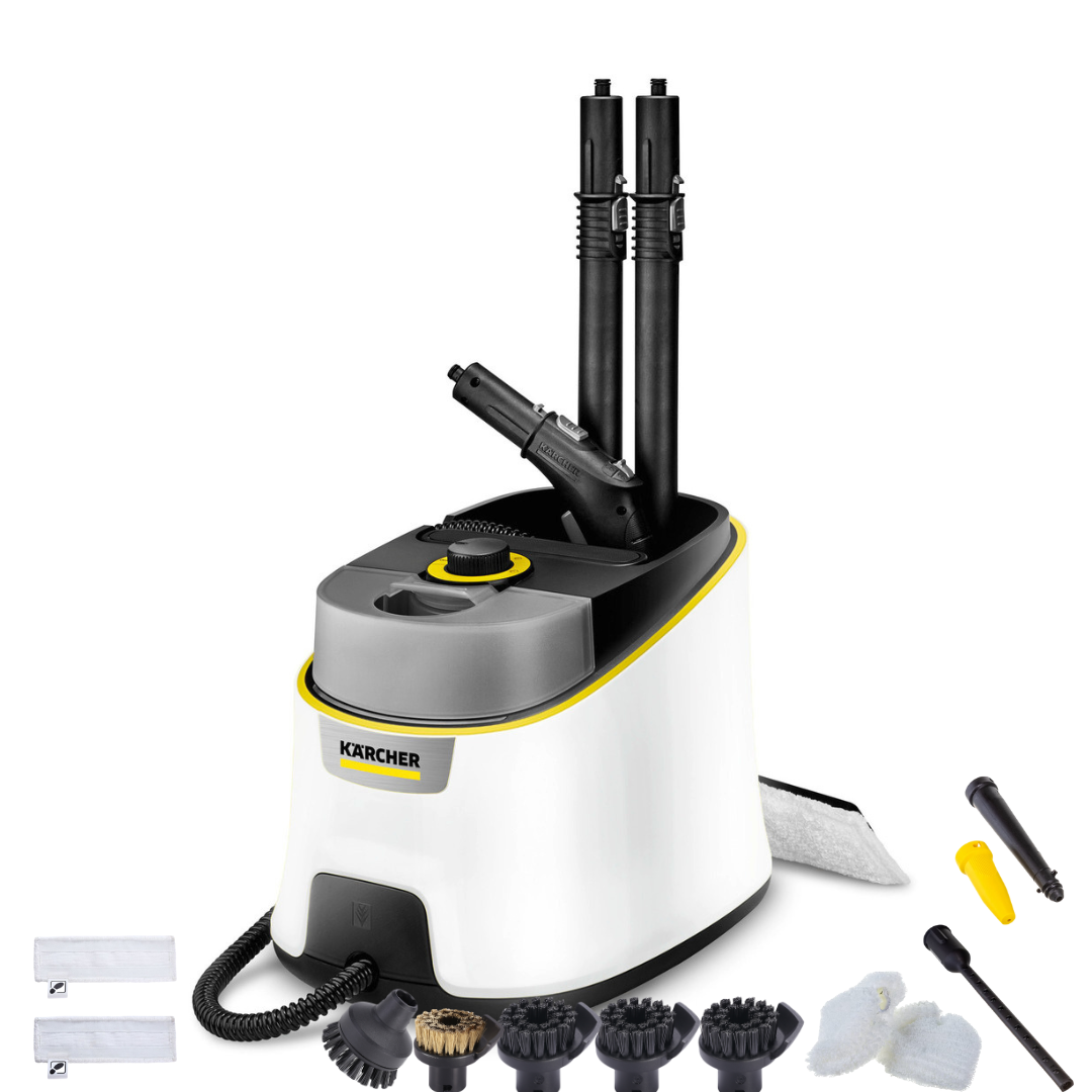 

Пароочиститель Karcher SC 4 Deluxe EasyFix белый, SC 4 Deluxe EasyFix+11 насадок IVAHAVI