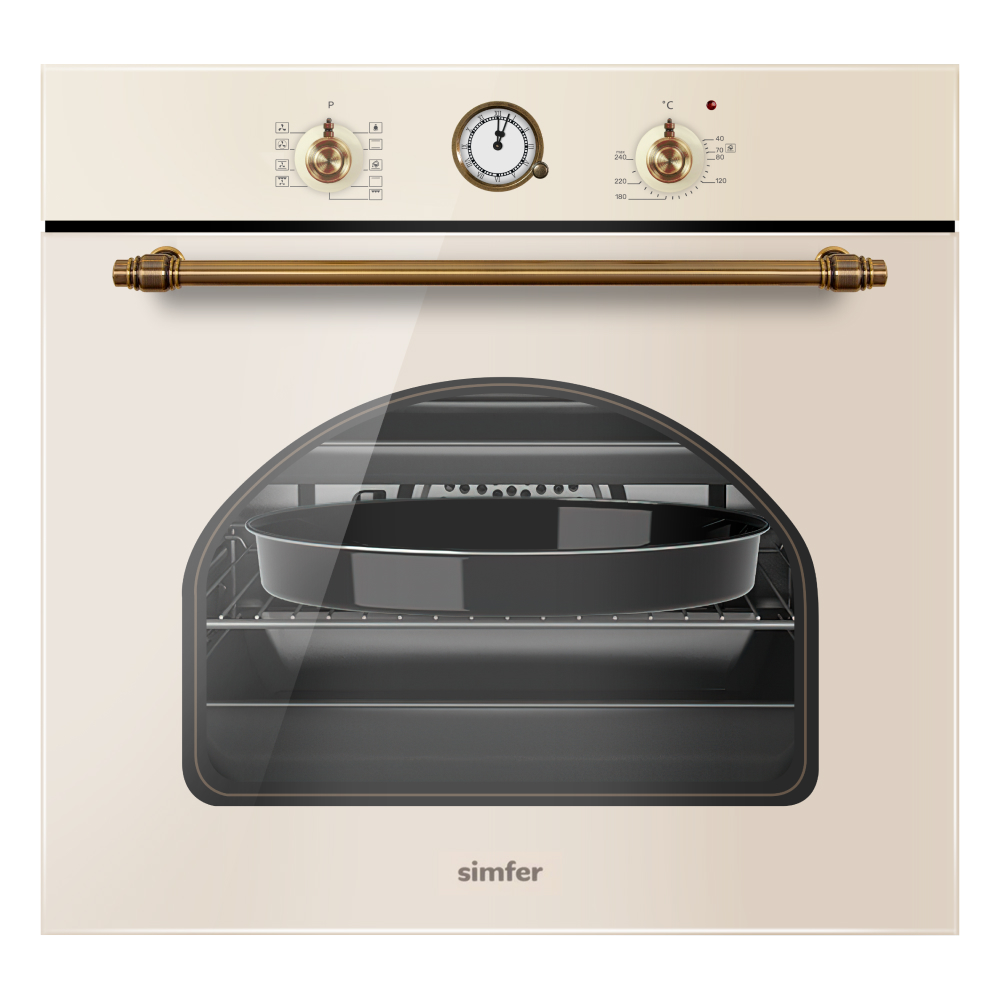 

Встраиваемый электрический духовой шкаф Simfer B6EO77017 Beige, B6EO77017
