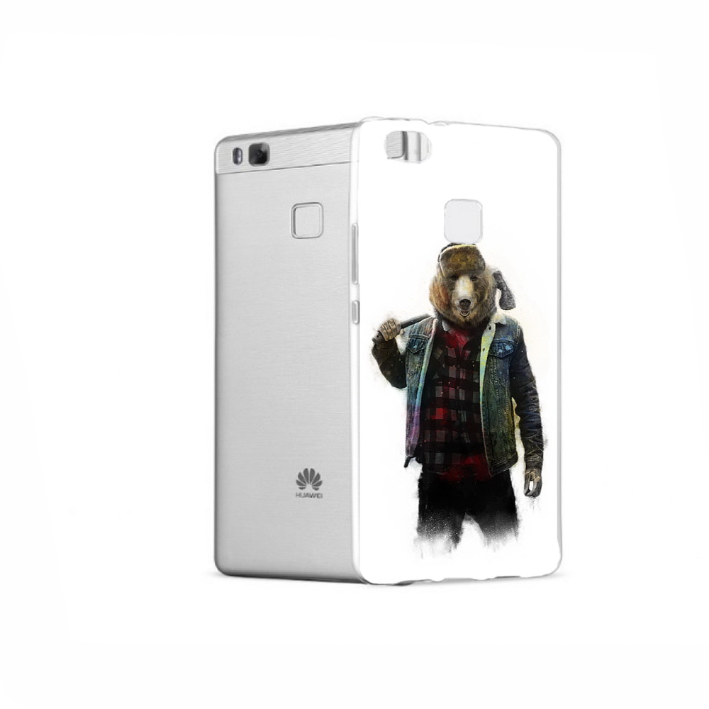 

Чехол MyPads Tocco для Huawei P9 медведь с топором, Прозрачный, Tocco
