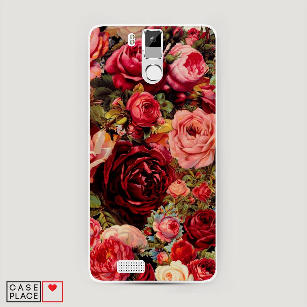 

Чехол Awog на Oukitel K6000 Pro / Оукитель K6000 Pro "Розы винтажные", 230150-8