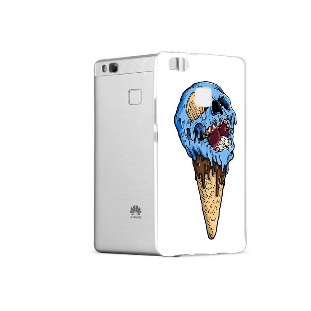 

Чехол MyPads Tocco для Huawei P9 мороженное череп, Прозрачный, Tocco