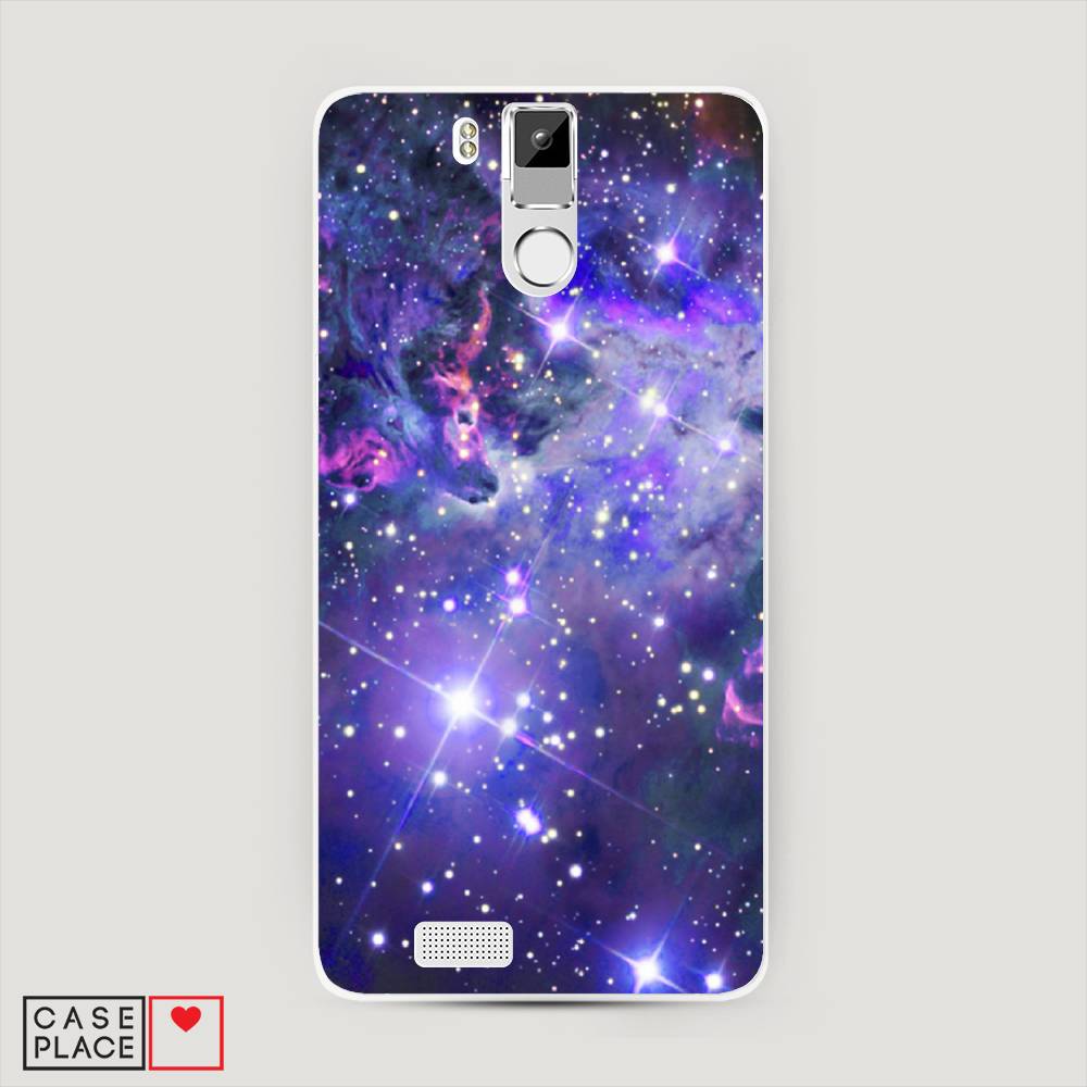 

Чехол Awog на Oukitel K6000 Pro / Оукитель K6000 Pro "Яркая галактика", Фиолетовый, 230150-4