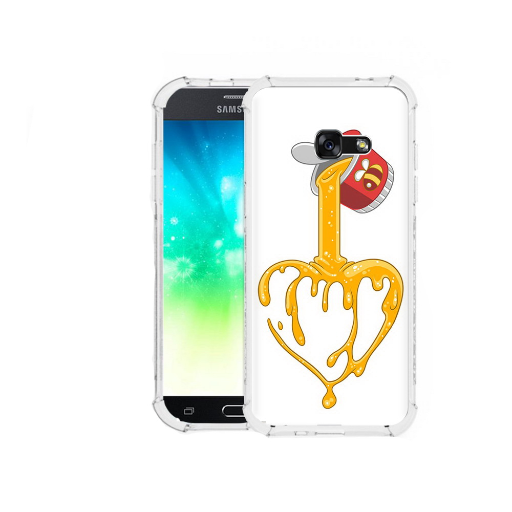 

Чехол MyPads Tocco для Samsung Galaxy A3 (2016) медовое сердце, Прозрачный, Tocco