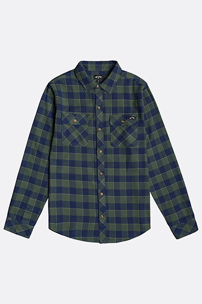 

Мужская рубашка с длинным рукавом All Day Flannel, зеленый, L, U1SH10-BIF0