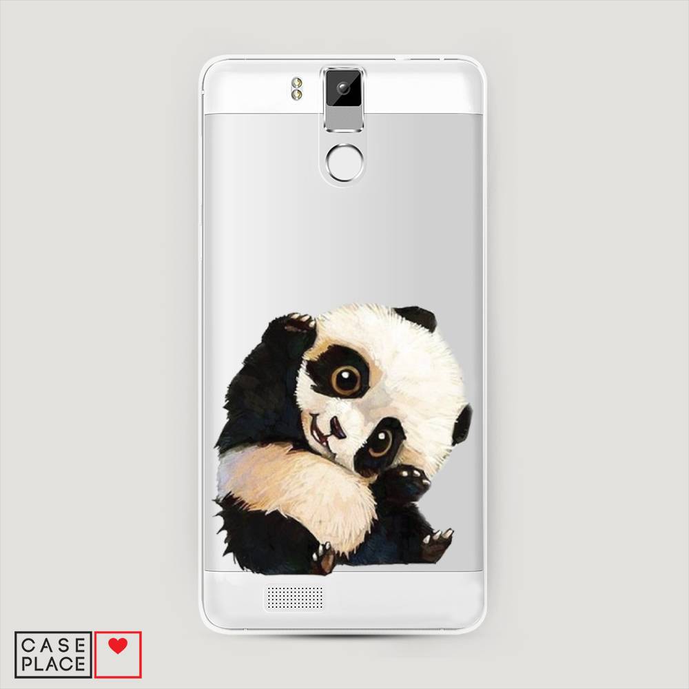 

Чехол Awog "Большеглазая панда" для Oukitel K6000 Pro