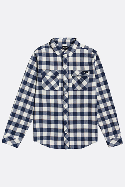 фото Мужская рубашка с длинным рукавом all day flannel, черный, s billabong