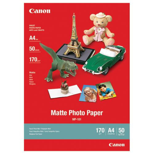 

Фотобумага для принтера Canon 7981A005 A4 МР-101170г/кв.м матовое покрытие 50 л, мР-101