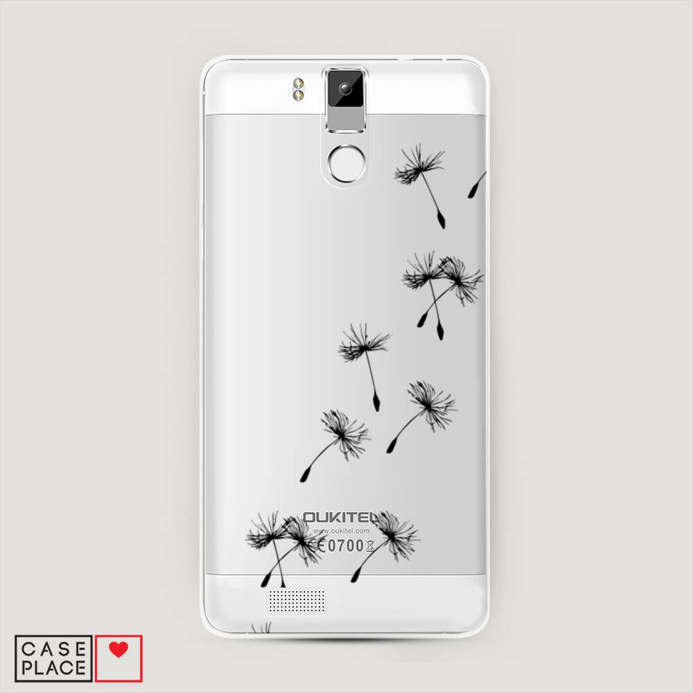 

Чехол Awog на Oukitel K6000 Pro / Оукитель K6000 Pro "Летящие одуванчики", Черный, 230150-8