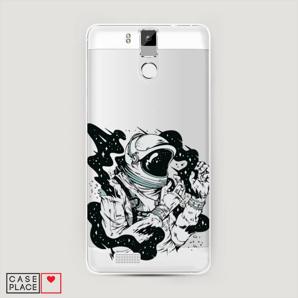 

Чехол Awog на Oukitel K6000 Pro / Оукитель K6000 Pro "Космонавт арт", Черный;белый;прозрачный, 230150-7