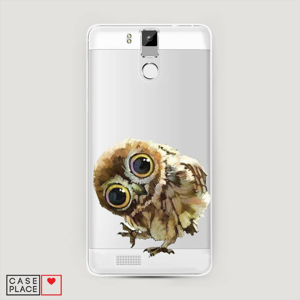 

Чехол Awog на Oukitel K6000 Pro / Оукитель K6000 Pro "Любопытный совенок", Коричневый;белый;прозрачный, 230150-1