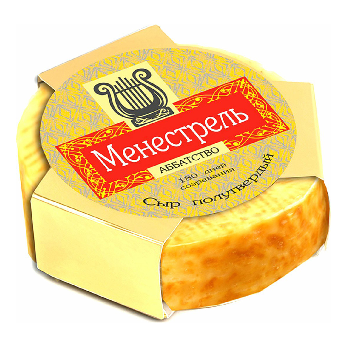 

Сыр твердый Менестрель Аббатство +-1,5 кг