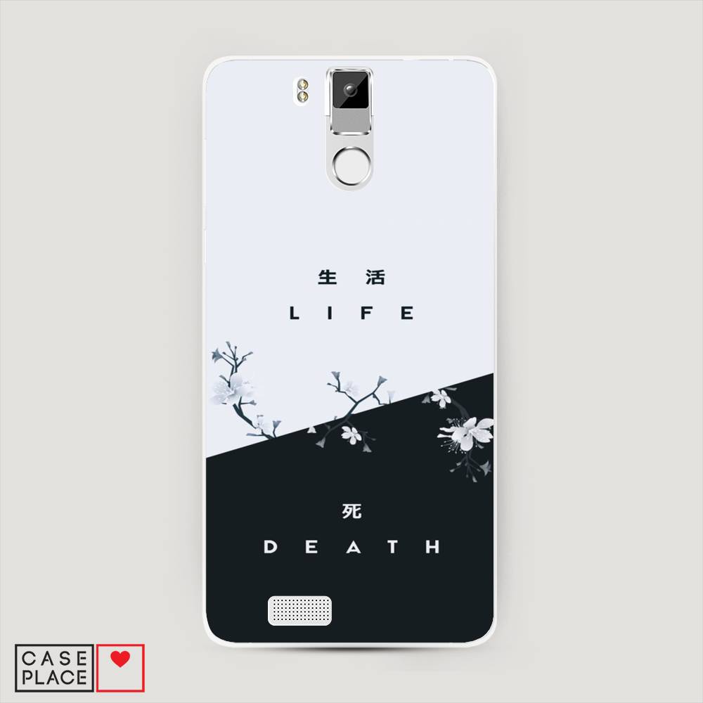 

Чехол Awog на Oukitel K6000 Pro / Оукитель K6000 Pro "Life and death", Черный;серый, 230150-7