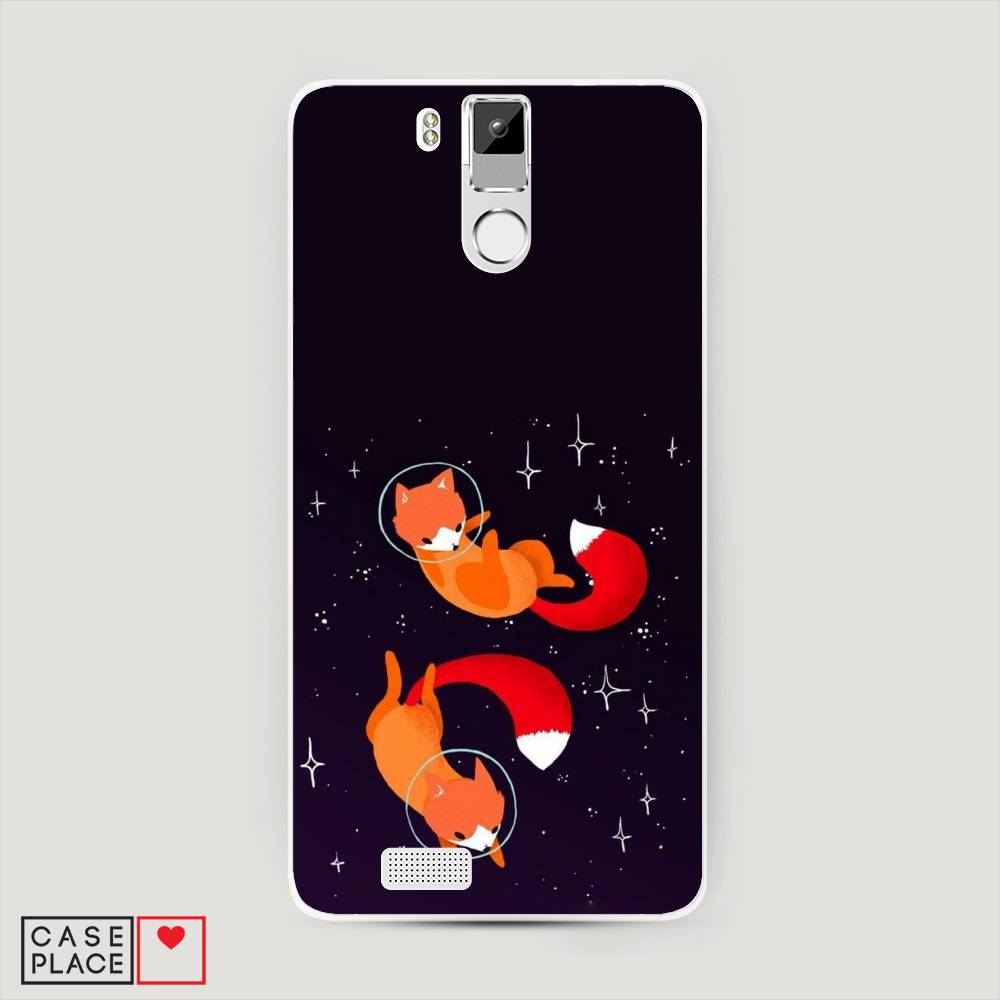 

Чехол Awog на Oukitel K6000 Pro / Оукитель K6000 Pro "Лисы космонавты", Оранжевый, 230150-4
