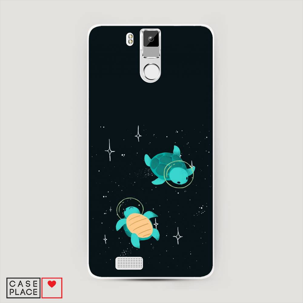 

Чехол Awog на Oukitel K6000 Pro / Оукитель K6000 Pro "Черепашки космонавты", Черный;синий, 230150-4
