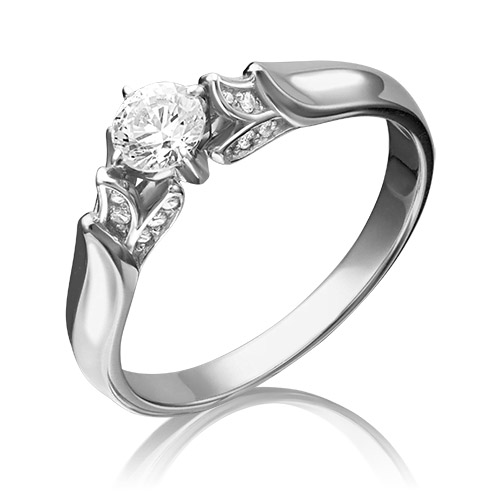 

Кольцо из золота р. 16 PLATINA jewelry 01-5240-00-501-1120-38, фианит, 01-5240-00-501-1120-38