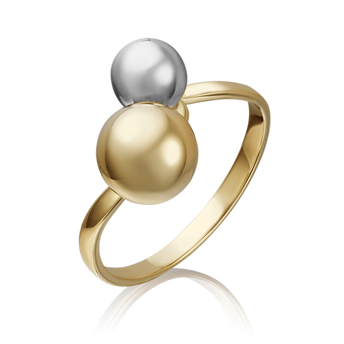 

Кольцо из комбинированного золота р. 19,5 PLATINA jewelry 01-5250-00-000-1121-42, 01-5250-00-000-1121-42
