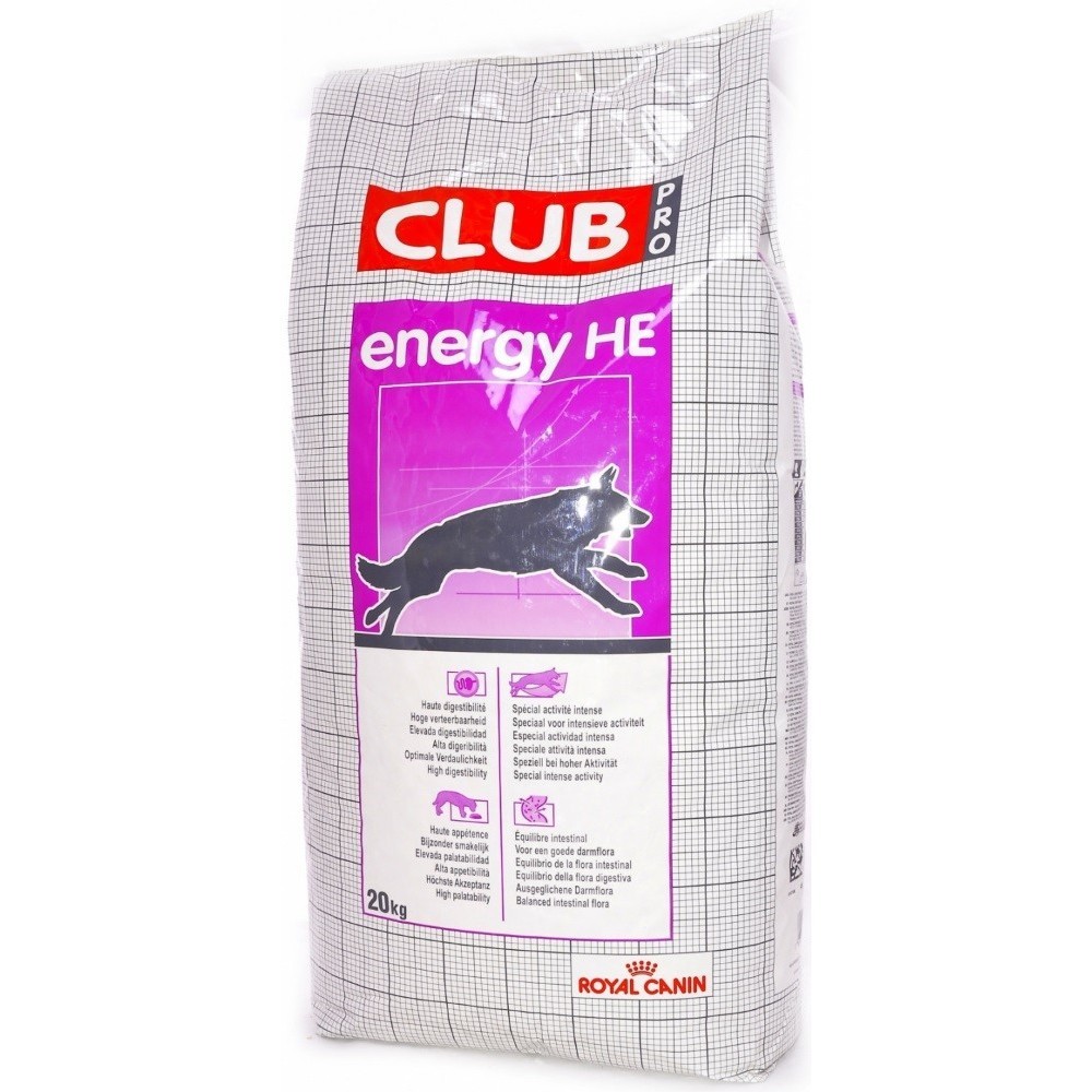 Сухой корм для собак ROYAL CANIN Club Energy HE Pro, курица, 20кг