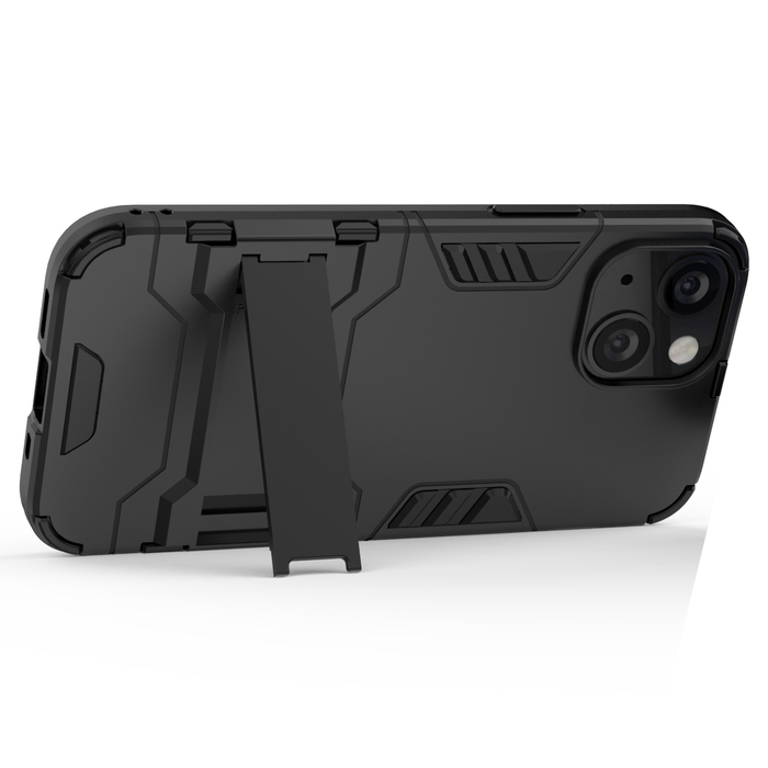 фото Противоударный чехол transformer-2 для iphone 13 mini (черный) black panther