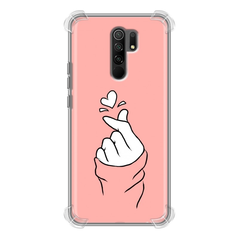 фото Дизайнерский силиконовый с усиленными углами чехол для xiaomi redmi 9 любовь 100gadgets