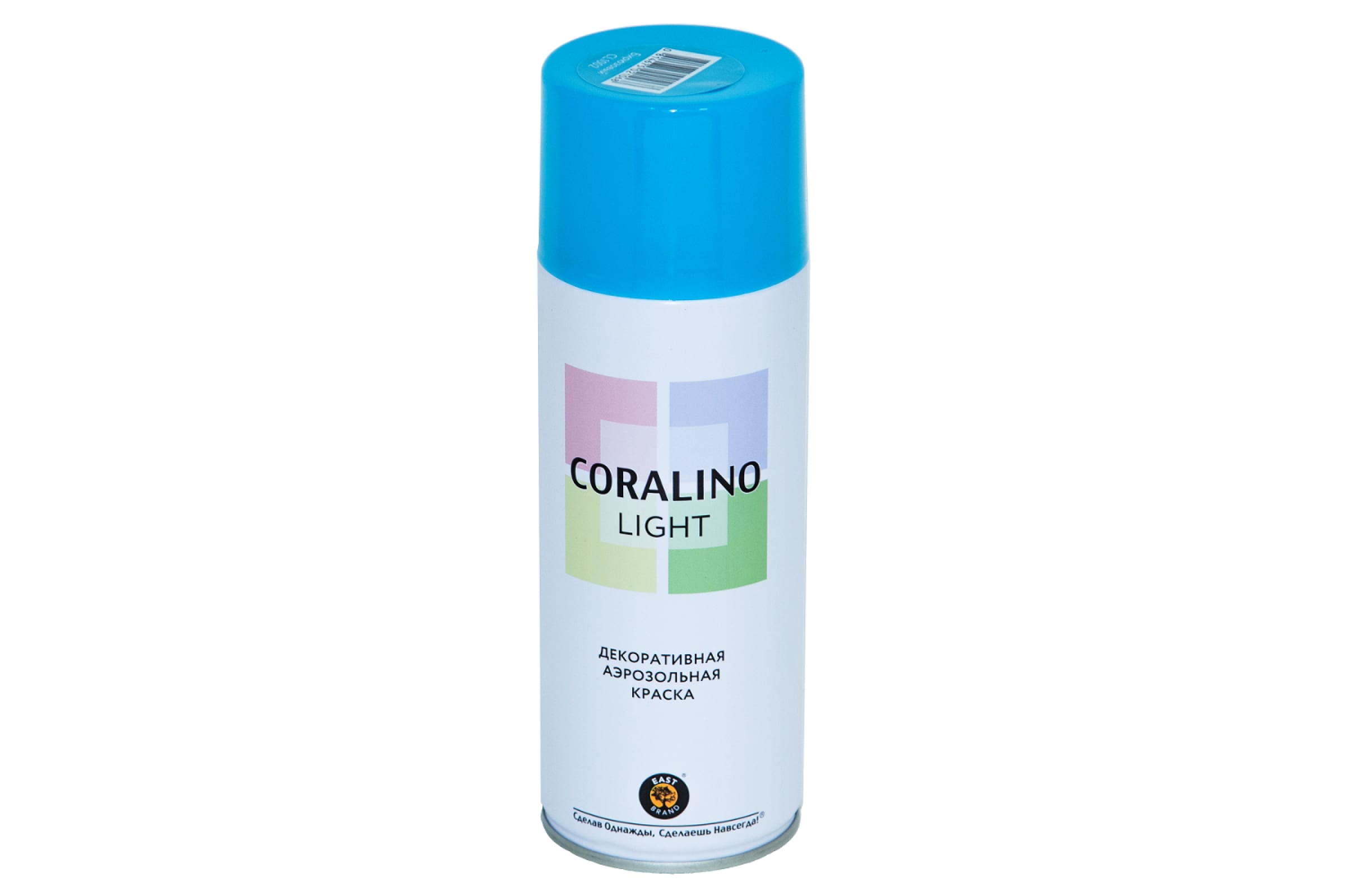 фото Coralino light краска аэроз. декоративная , бирюзовый cl1002