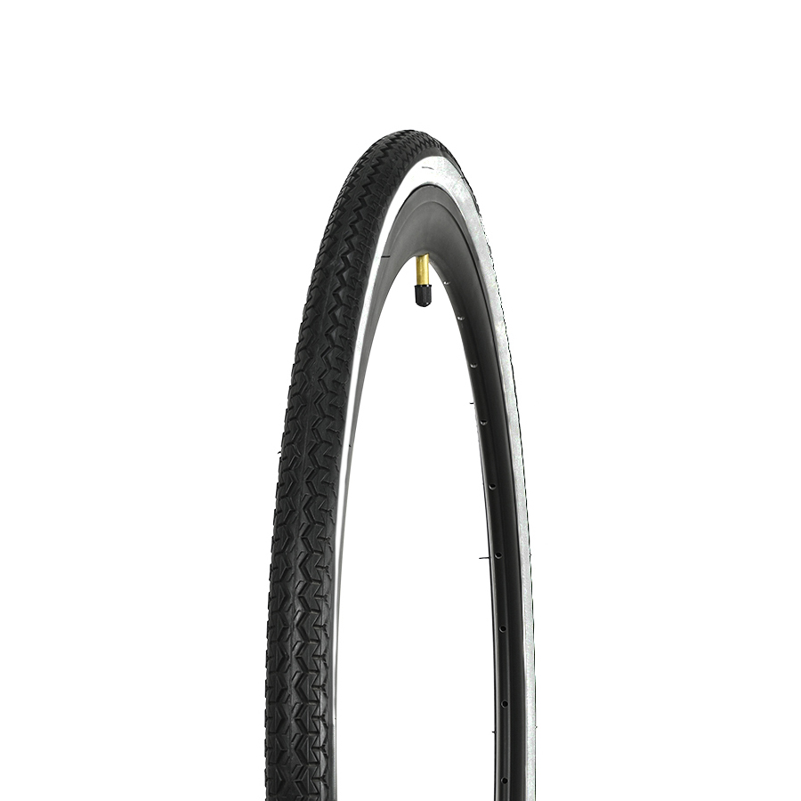 

Велопокрышка 28" Michelin WORLD TOUR 35-622 (700X35C) GW 22TPI, бело-чёрная 124646