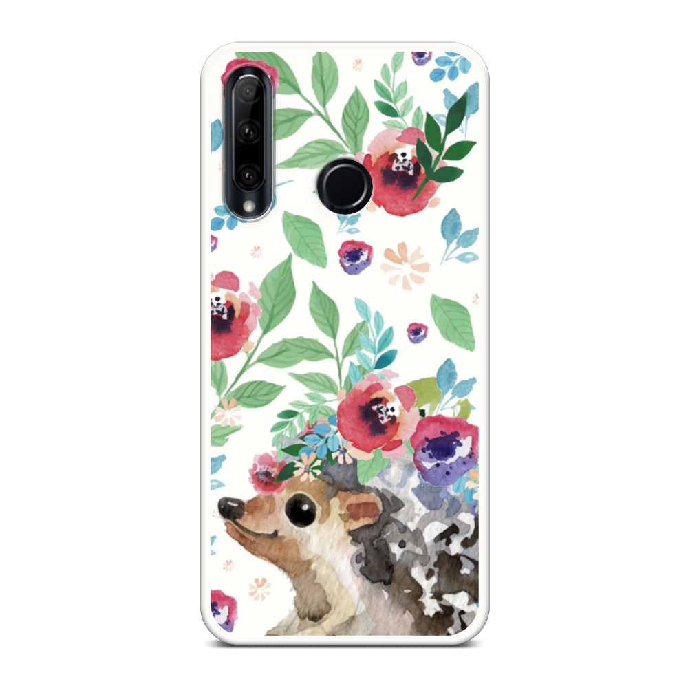 

Чехол Awog на Huawei P20 Pro "Ежик в цветах акварель", Розовый;зеленый;коричневый, 69257-1