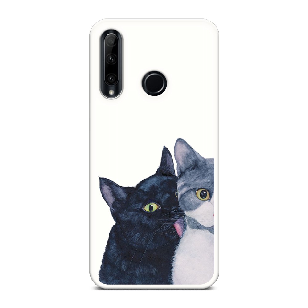 

Чехол Awog на Huawei P20 Pro "Кошачья любовь", Синий, 69257-1