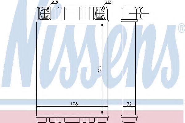 

NS72028 радиатор печки MB W203/C209/W463/R230 00>