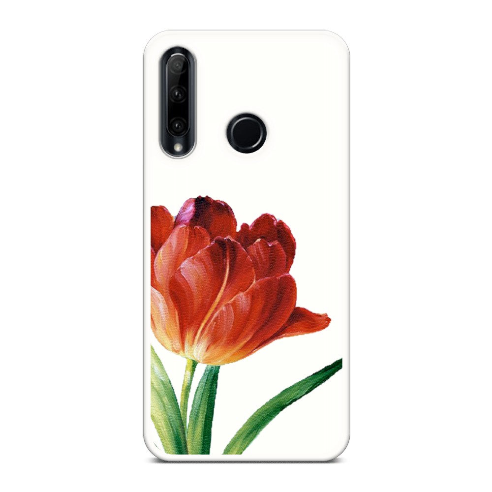 

Чехол Awog на Huawei P20 Pro "Красный тюльпан", Оранжевый;зеленый, 69257-1
