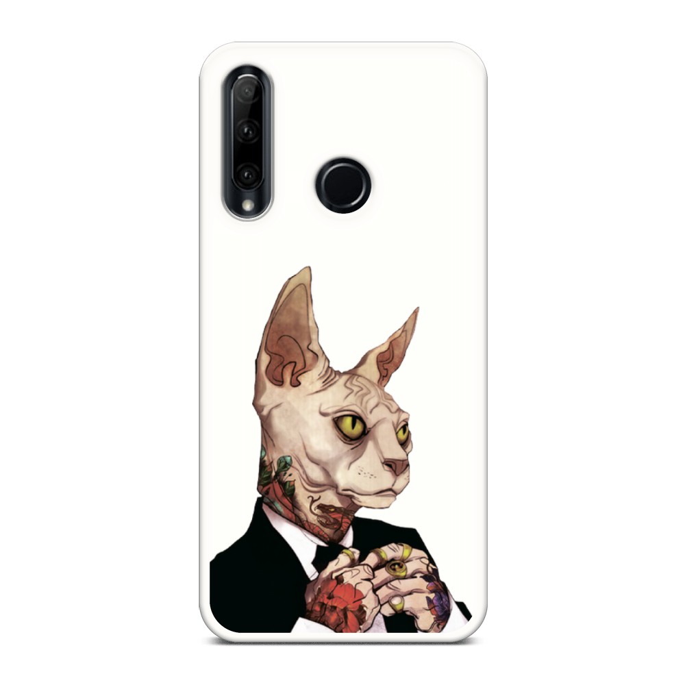 

Чехол Awog на Huawei P20 Pro "Татуированный сфинкс", Бежевый;черный;красный, 69257-1