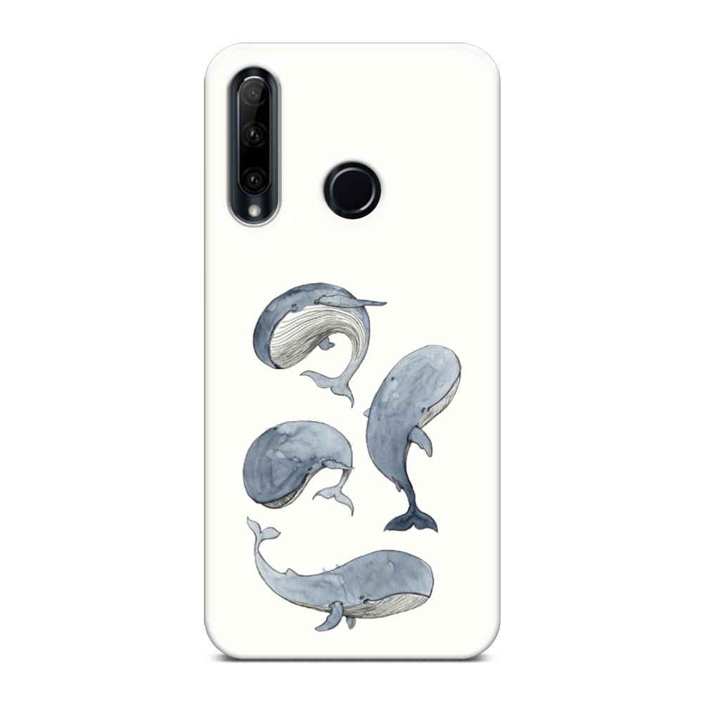 

Чехол Awog на Huawei P20 Pro "Киты", Голубой;белый;прозрачный, 69257-1